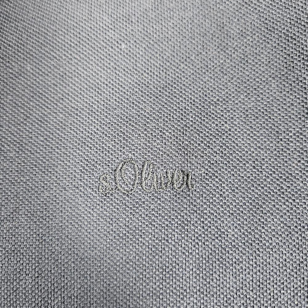 s.Oliver Men’s Navy‎ Polo Shirt L Soft Cotton Minimalist Essential Casual Style - Picture 7 of 7
